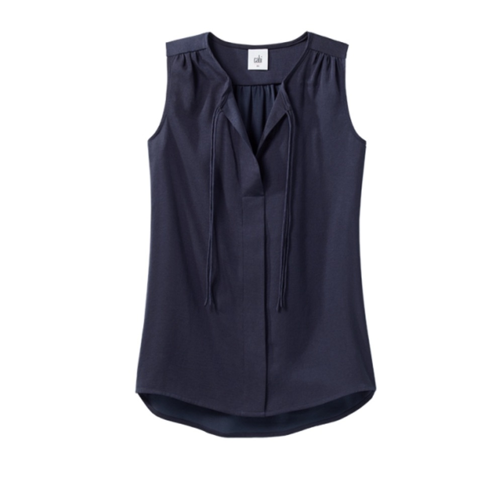 F17 Cabi Finale Blouse, Navy, S